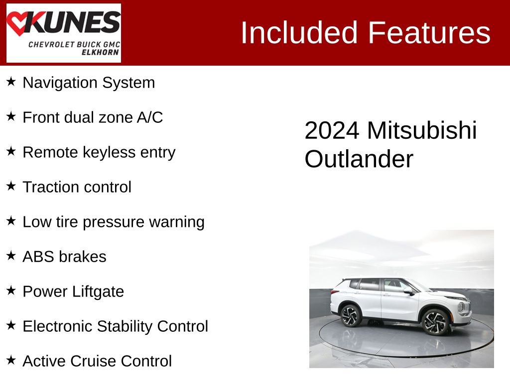 Used 2024 Mitsubishi Outlander SE image 2