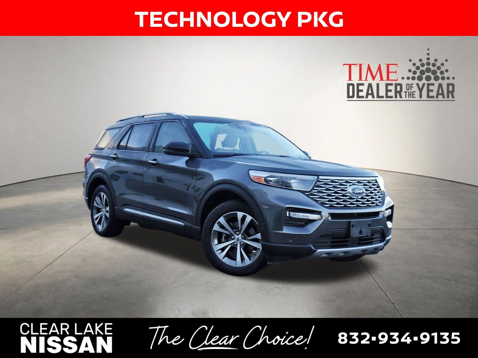 Used 2020 Ford Explorer Platinum w/ Premium Technology Package image 1