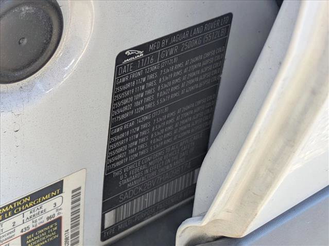 Used 2017 Jaguar F-PACE Prestige image 16