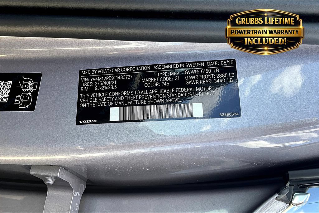 Certified 2026 Volvo XC90 B5 Plus w/ Protection Package Premier AWD/4WD image 22