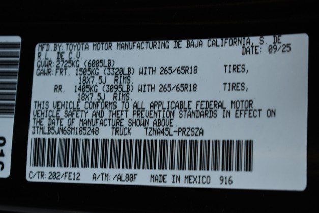 New 2025 Toyota Tacoma TRD Sport image 15