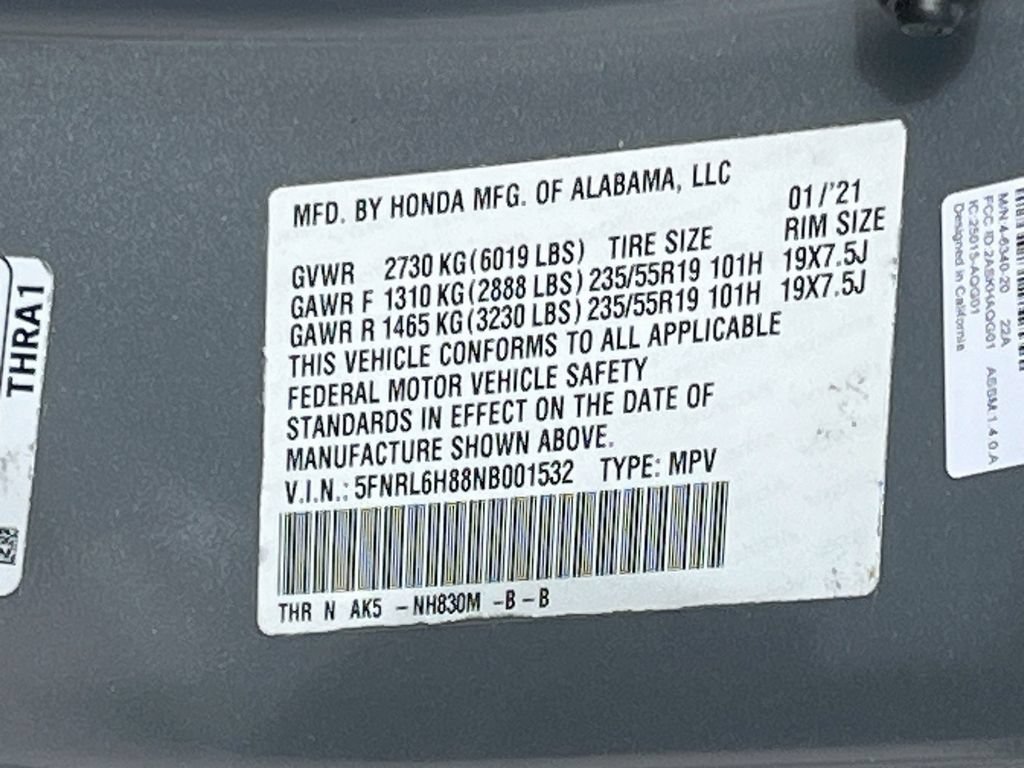 Used 2022 Honda Odyssey Touring image 35