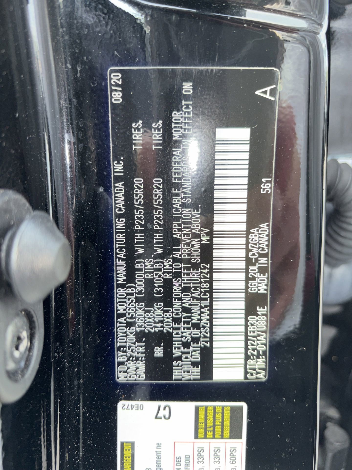 Used 2020 Lexus RX 350 F Sport w/ Accessory Package FWD image 14