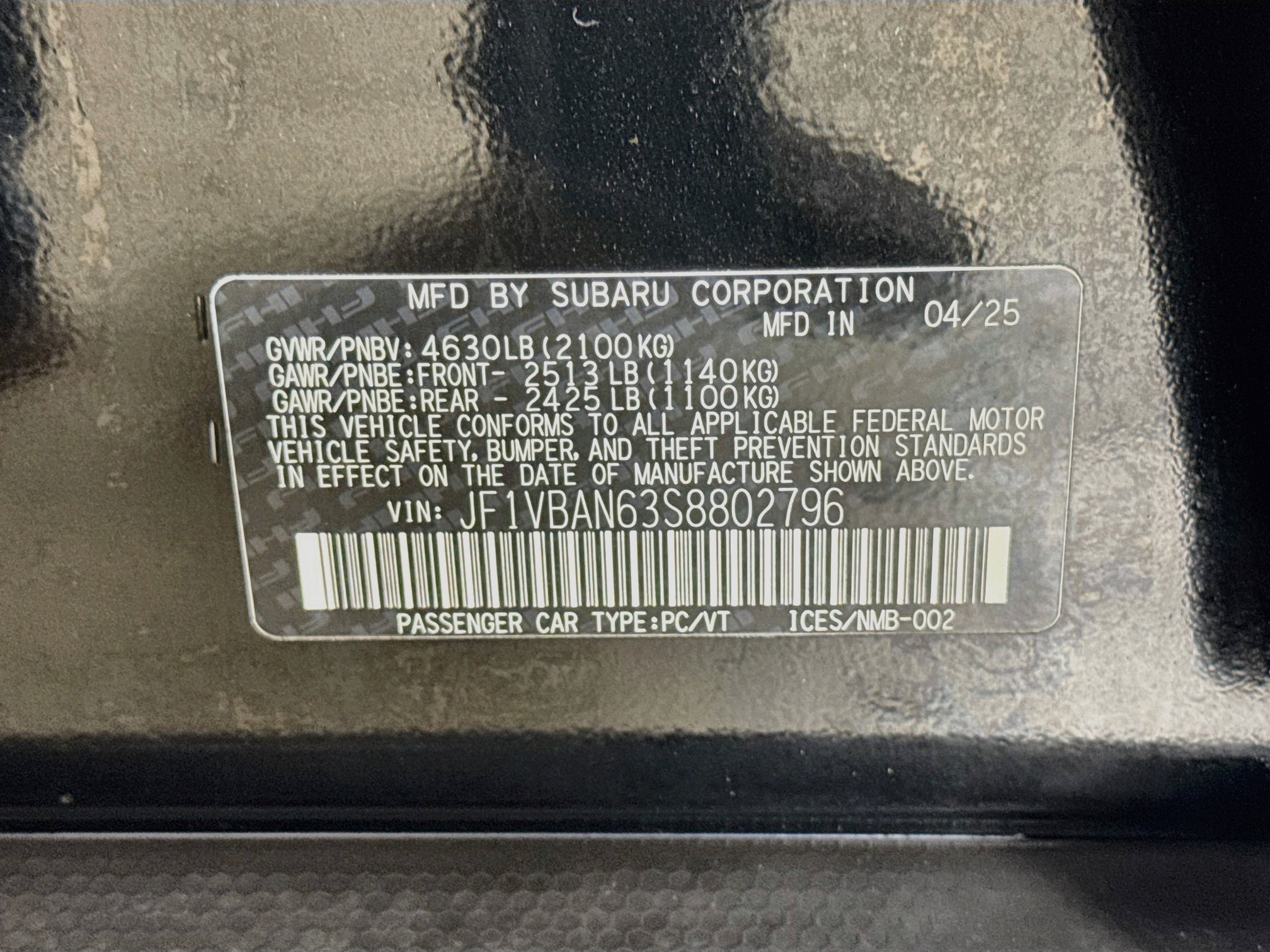 Certified 2025 Subaru WRX Limited AWD/4WD image 29