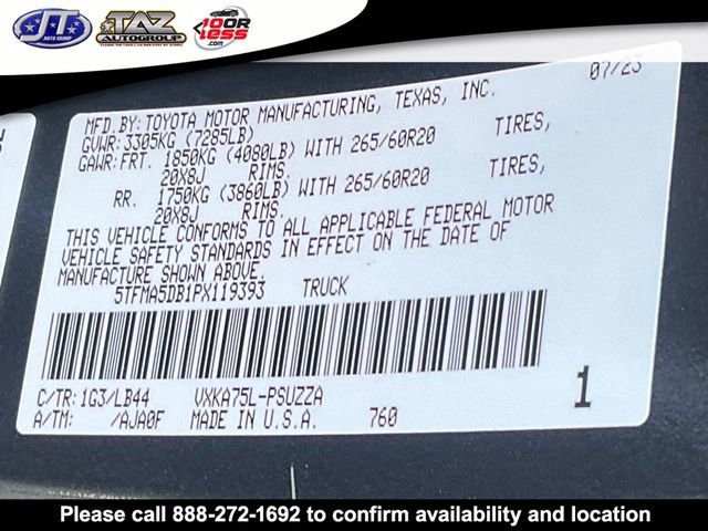 Used 2023 Toyota Tundra 1794 Edition image 19