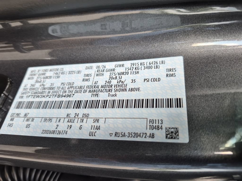 New 2026 Ford F150 XLT w/ Equipment Group 302A MID RWD image 31