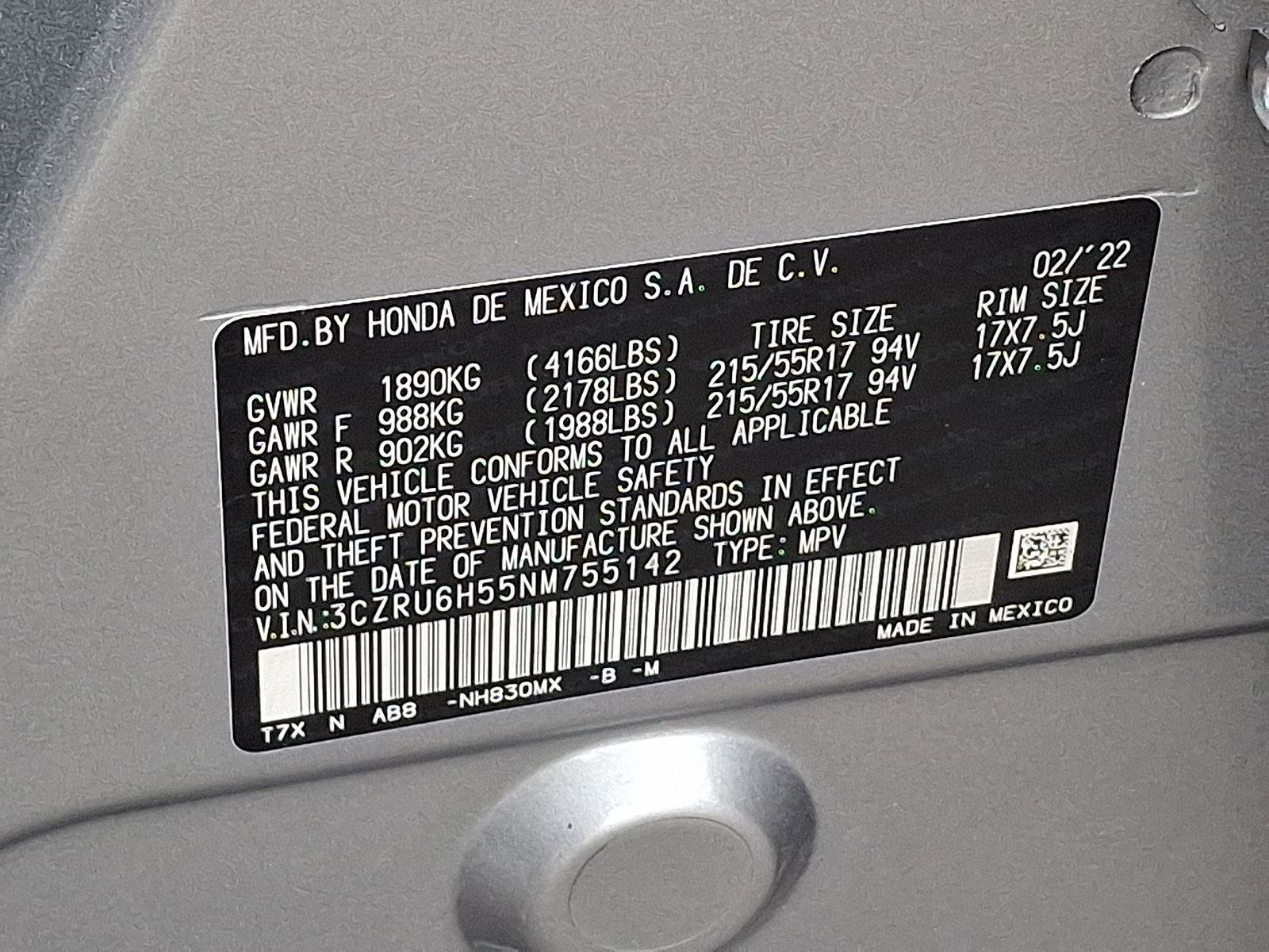 Used 2022 Honda HR-V EX image 28