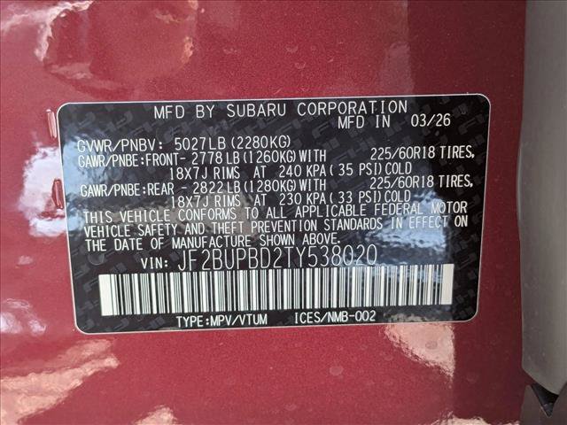 New 2026 Subaru Outback Premium AWD/4WD image 18