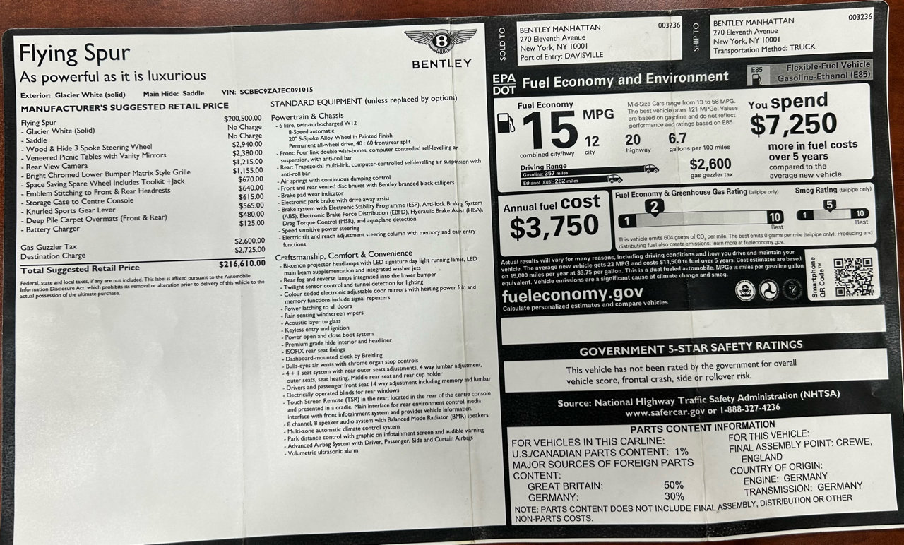 Used 2014 Bentley Flying Spur W12 image 25