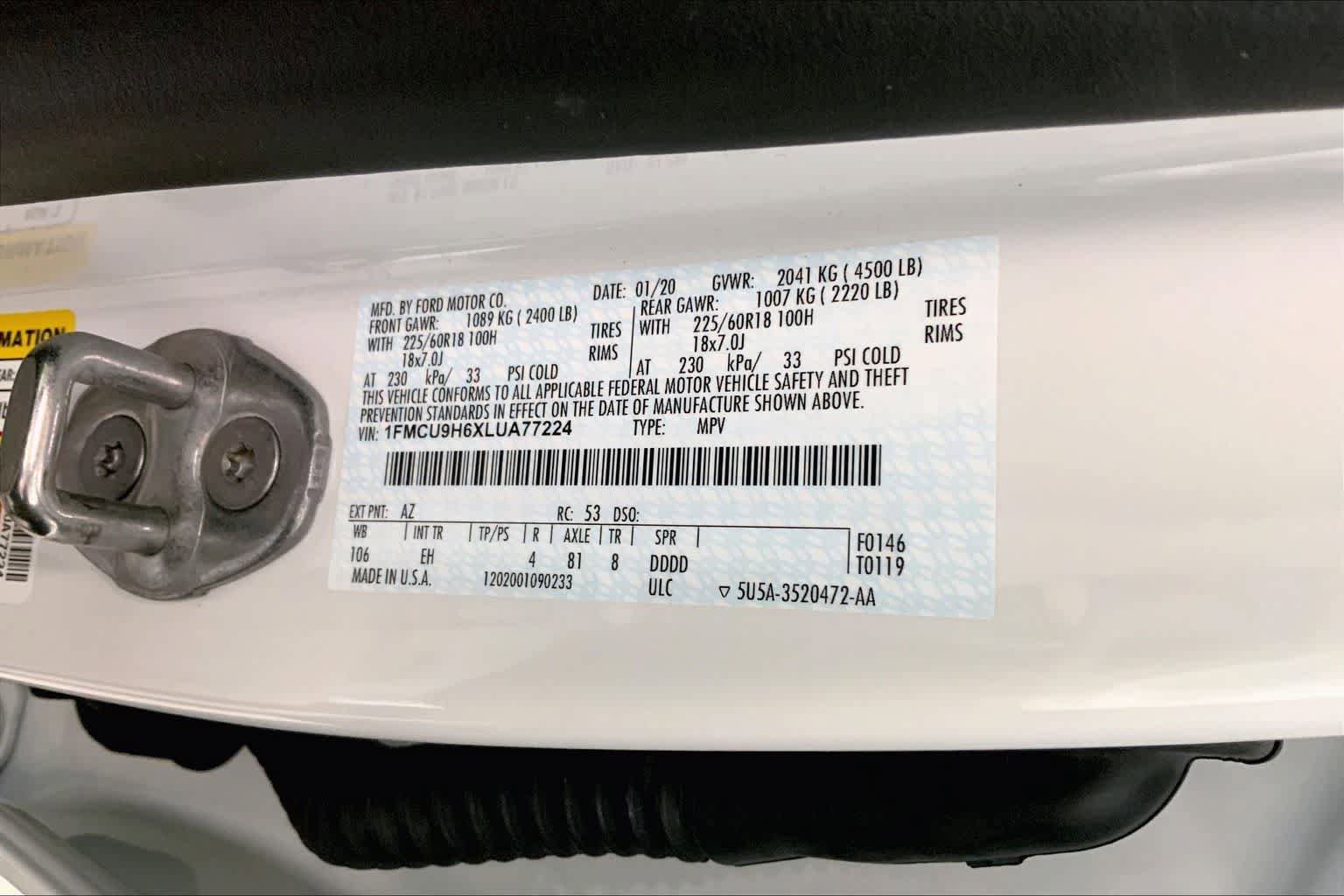 Used 2020 Ford Escape SEL AWD/4WD image 17