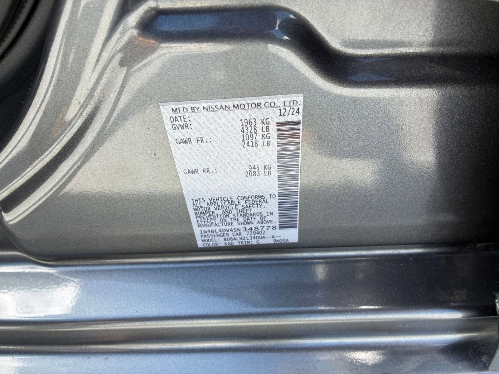 Used 2025 Nissan Altima 2.5 SV FWD image 29