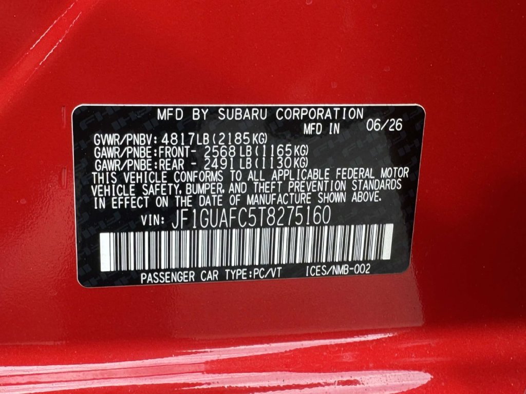 New 2026 Subaru Impreza 2.0i Sport AWD/4WD image 17