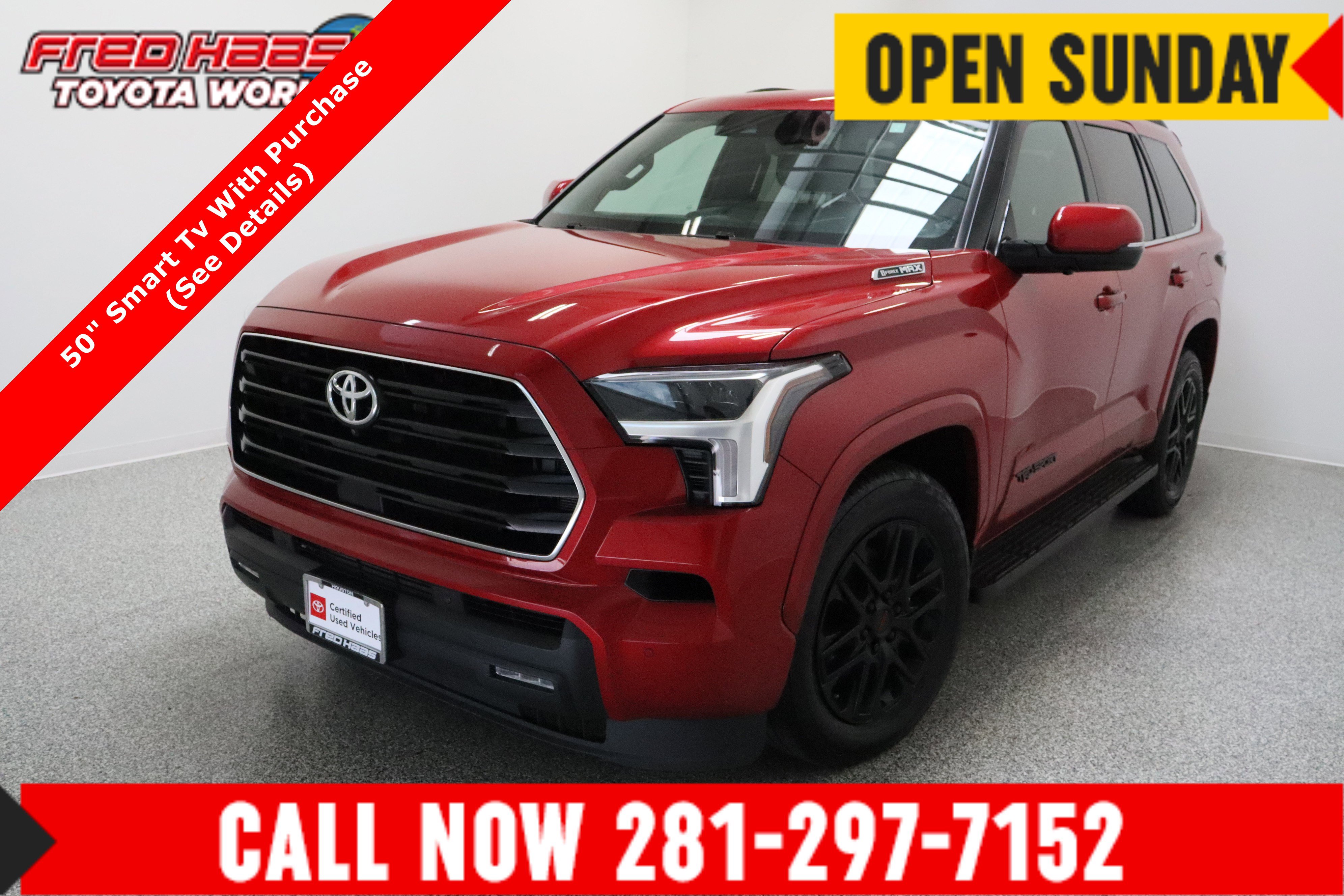 Certified 2025 Toyota Sequoia SR5 w/ SR5 Premium Package image 1