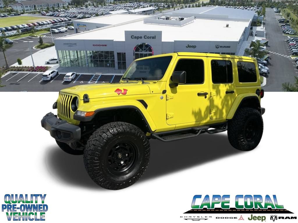 Used 2023 Jeep Wrangler Unlimited Sahara AWD/4WD image 1