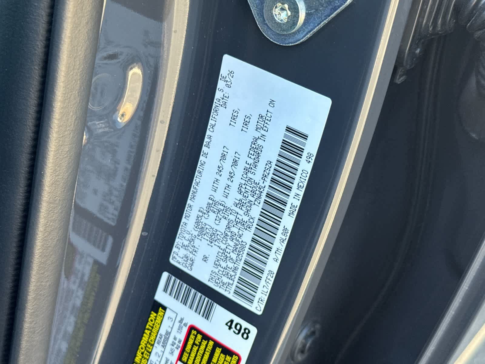 Used 2026 Toyota Tacoma SR5 AWD/4WD image 28