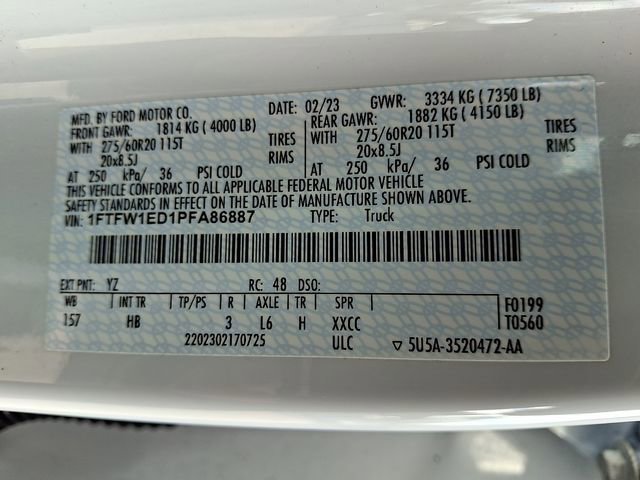 Used 2023 Ford F150 Lariat w/ Equipment Group 502A High image 27