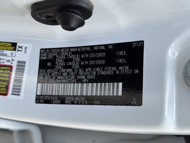 Used 2021 Toyota Highlander XSE FWD image 37
