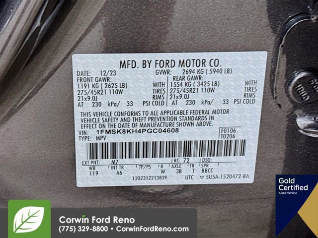 Used 2023 Ford Explorer ST-Line w/ Class IV Trailer Tow Package image 38