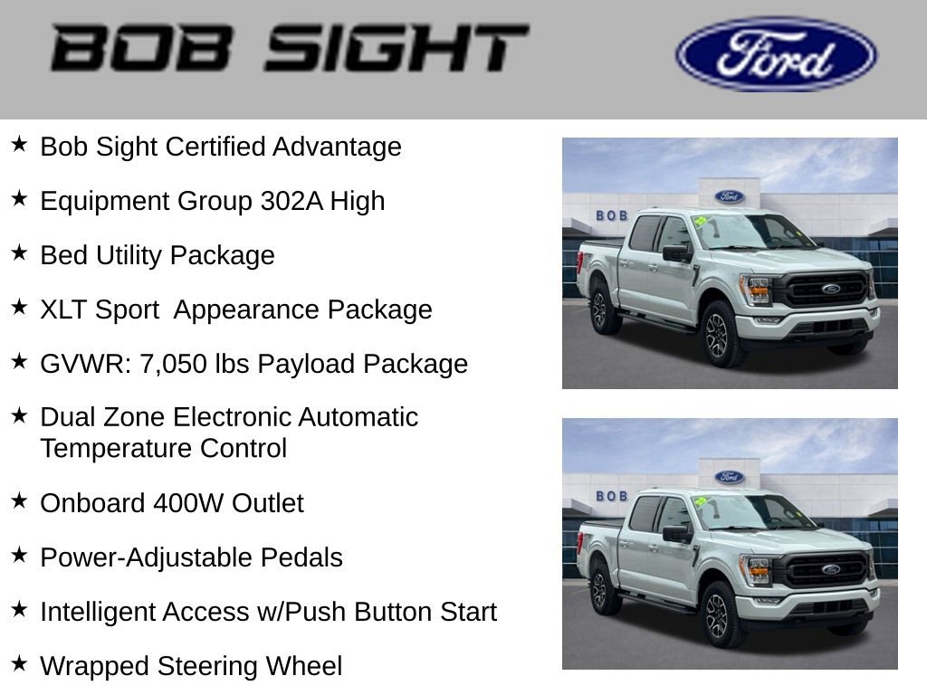 Used 2023 Ford F150 XLT w/ Equipment Group 302A High AWD/4WD image 3