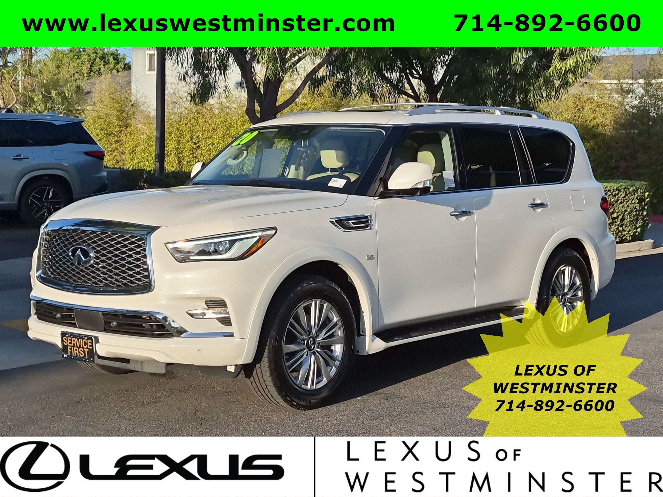 Used 2020 INFINITI QX80 Luxe w/ Proassist Package AWD/4WD image 1