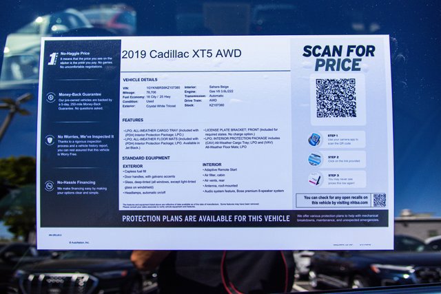 Used 2019 Cadillac XT5 AWD image 27