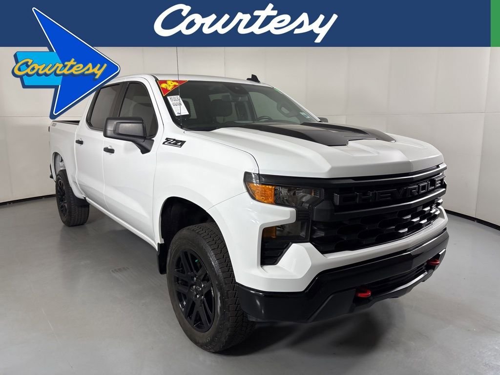 Used 2024 Chevrolet Silverado 1500 Custom Trail Boss w/ LPO, Dark Essentials Package