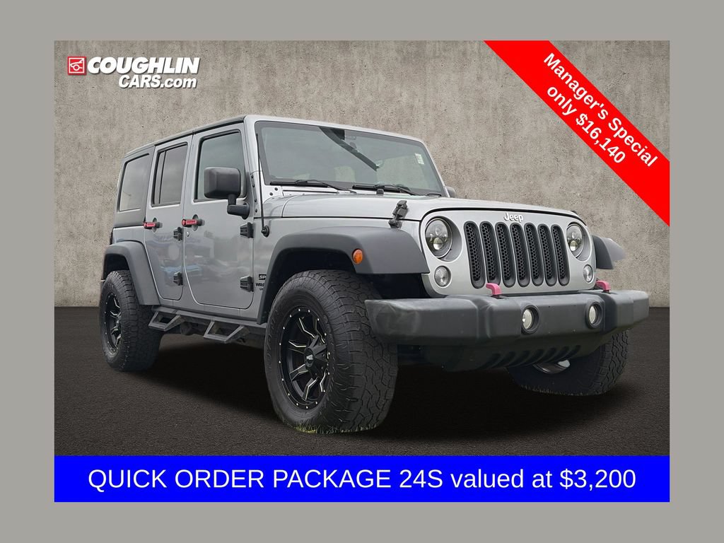 Used 2016 Jeep Wrangler Unlimited Sport w/ Quick Order Package 24S