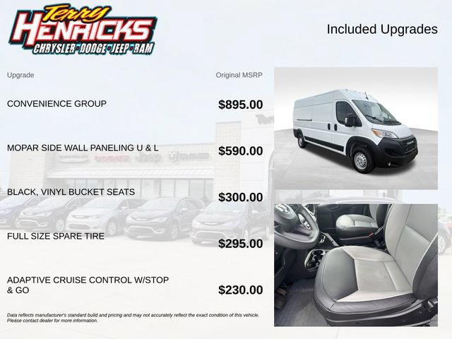 Used 2026 RAM ProMaster 2500 w/ Convenience Group FWD image 8
