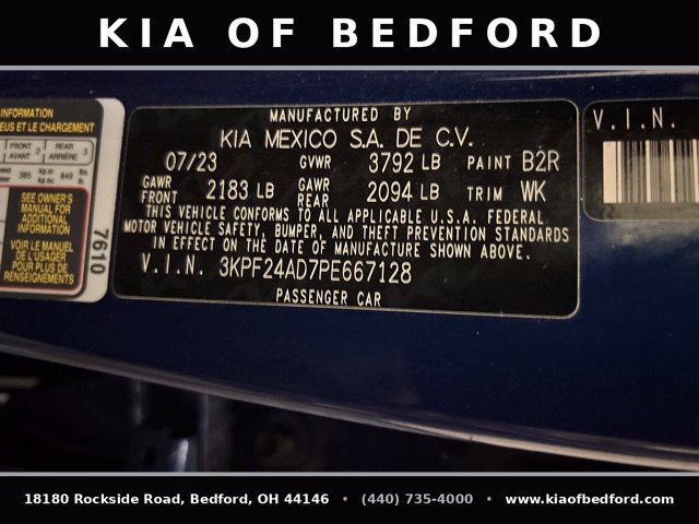 Certified 2023 Kia Forte LXS FWD image 16
