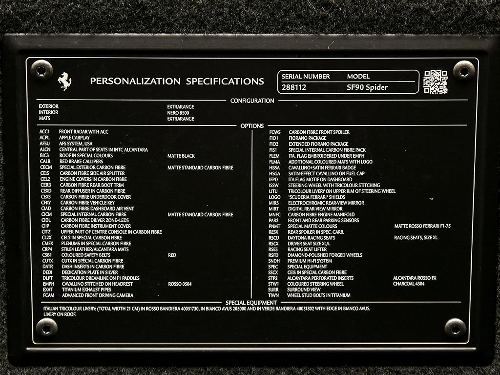 Certified 2022 Ferrari SF90 Spider image 41