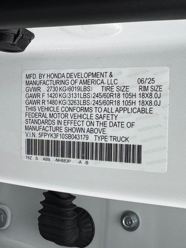 Certified 2025 Honda Ridgeline Sport image 27