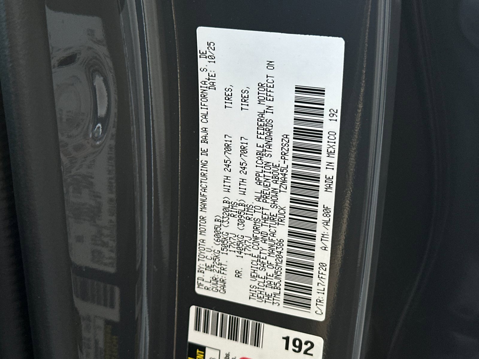 New 2025 Toyota Tacoma SR5 image 27