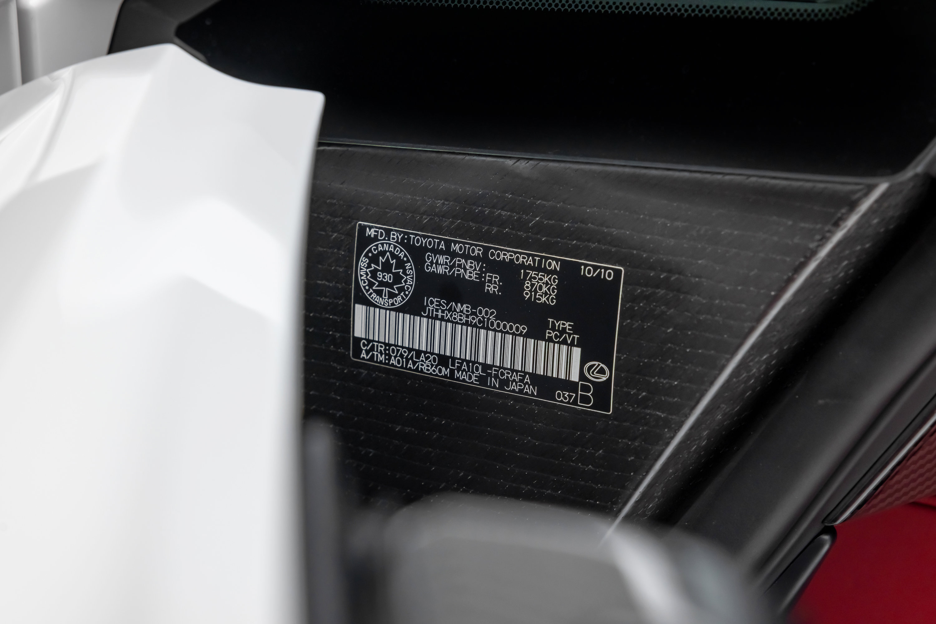 Used 2012 Lexus LFA RWD image 93