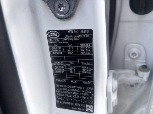 Used 2021 Land Rover Range Rover Evoque S image 33