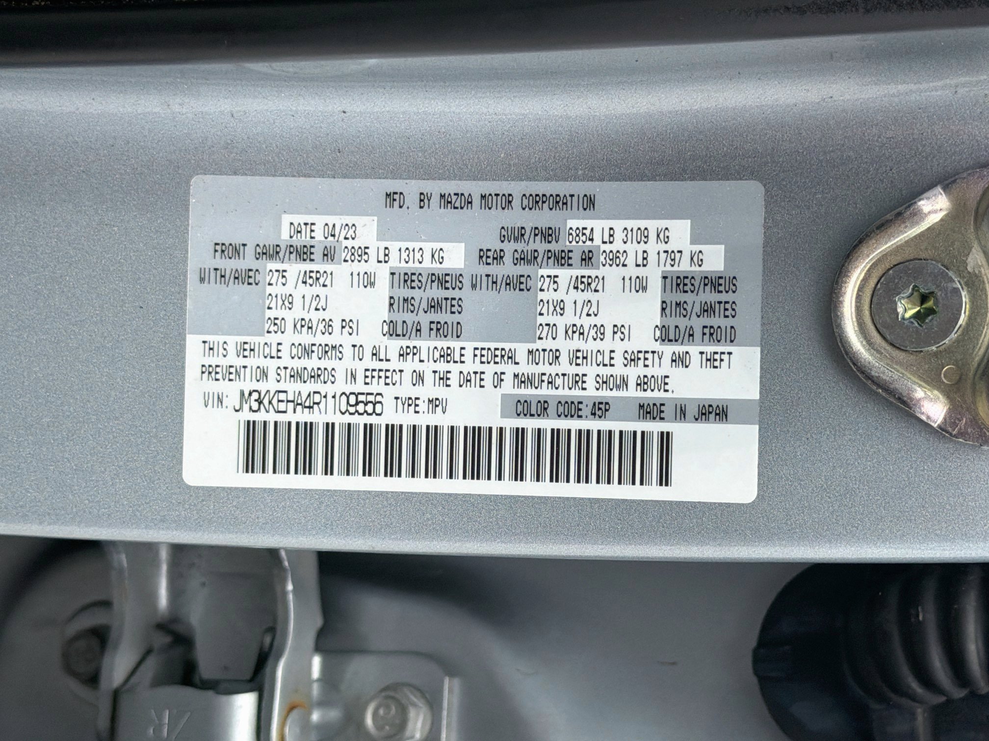 Used 2024 MAZDA CX-90 Plug-In Hybrid w/ Premium Plus AWD/4WD image 44