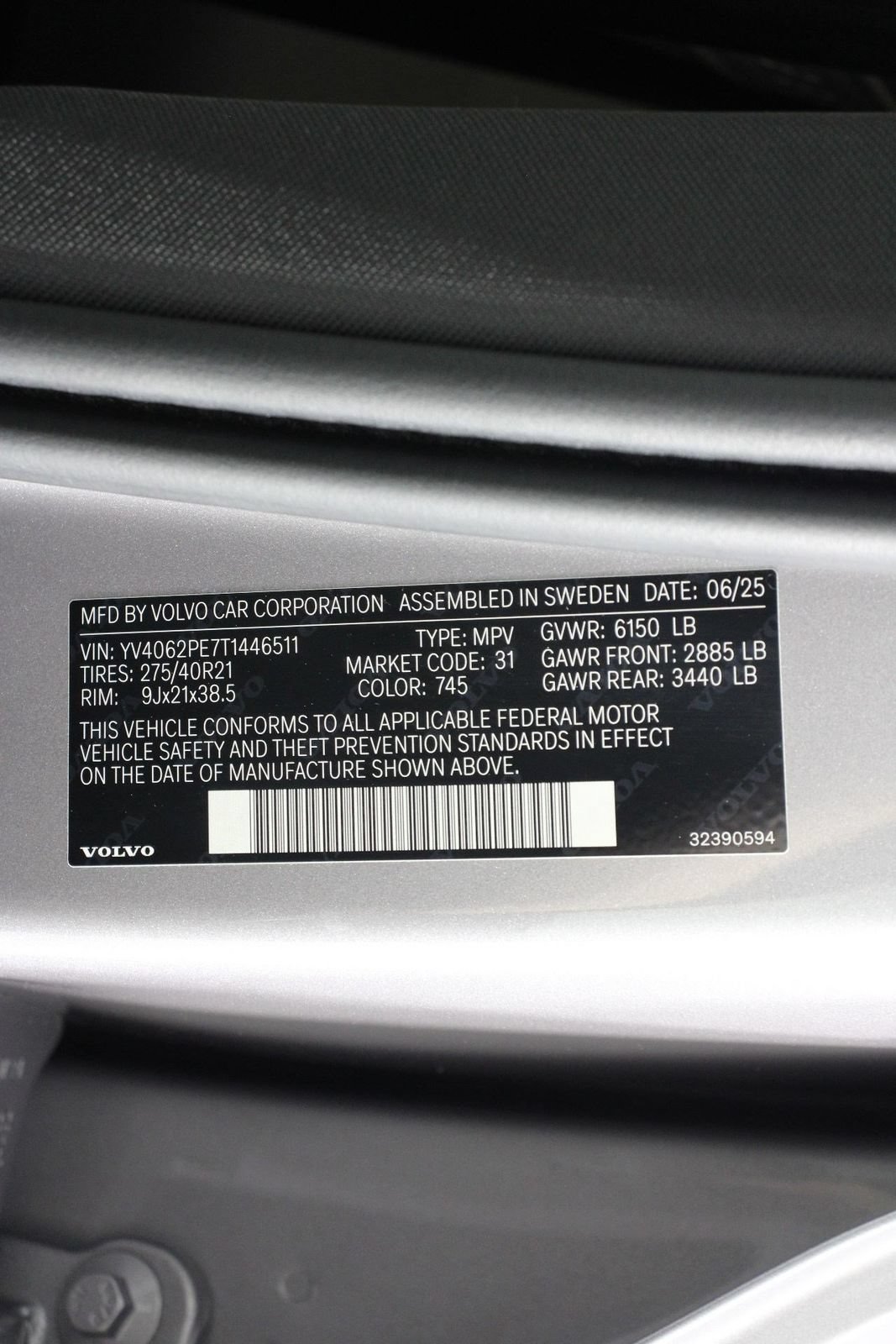 Certified 2026 Volvo XC90 B6 Plus w/ Protection Package Premier AWD/4WD image 16
