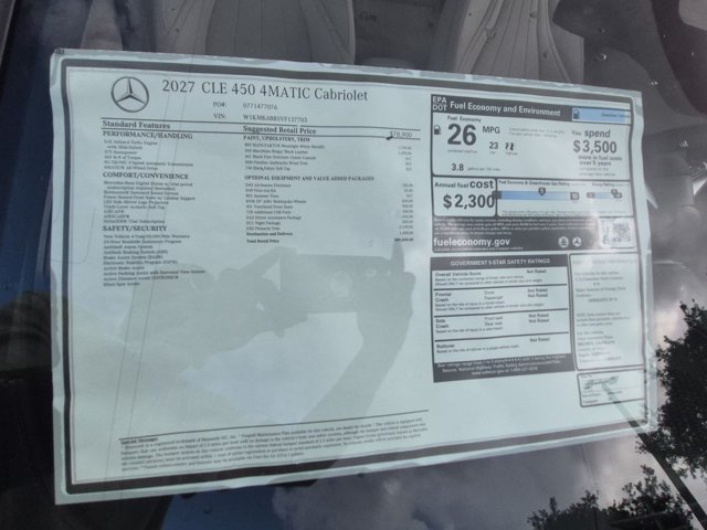 New 2027 Mercedes-Benz CLE 450 4MATIC Cabriolet image 16