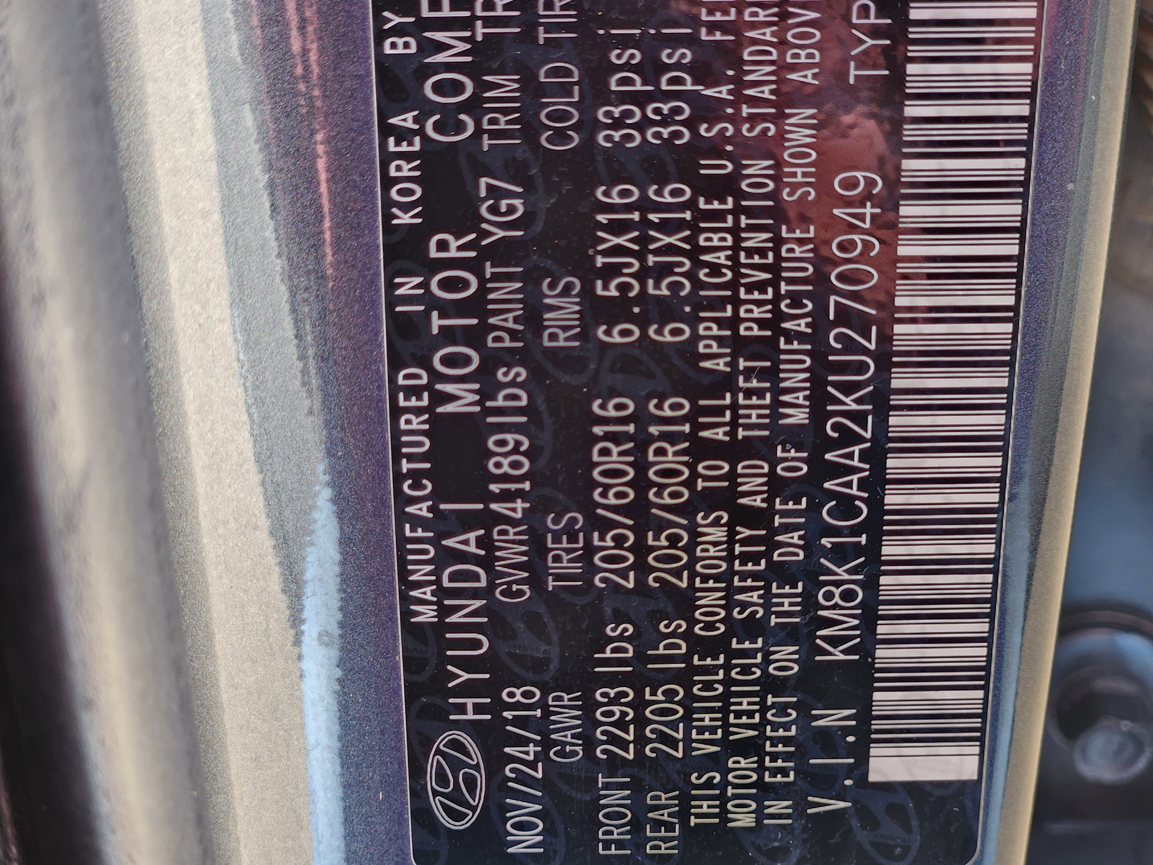 Used 2019 Hyundai Kona SE image 26