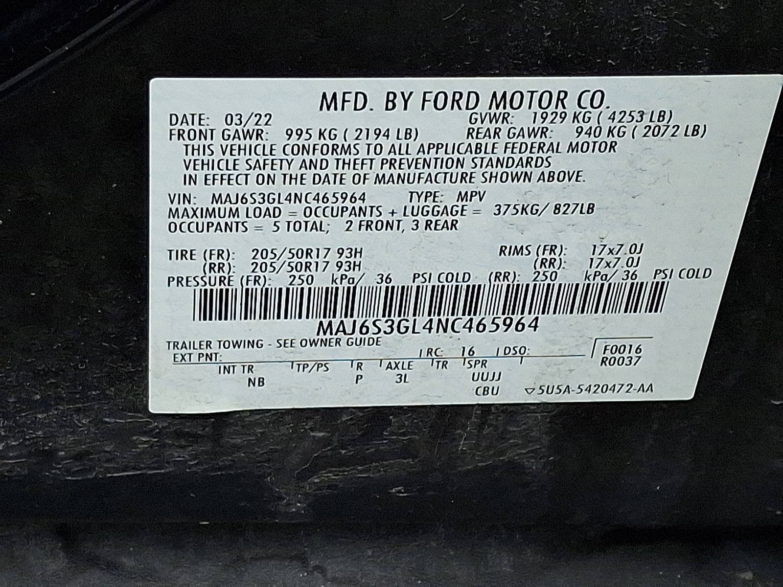 Used 2022 Ford EcoSport SE w/ SE Appearance Package AWD/4WD image 27
