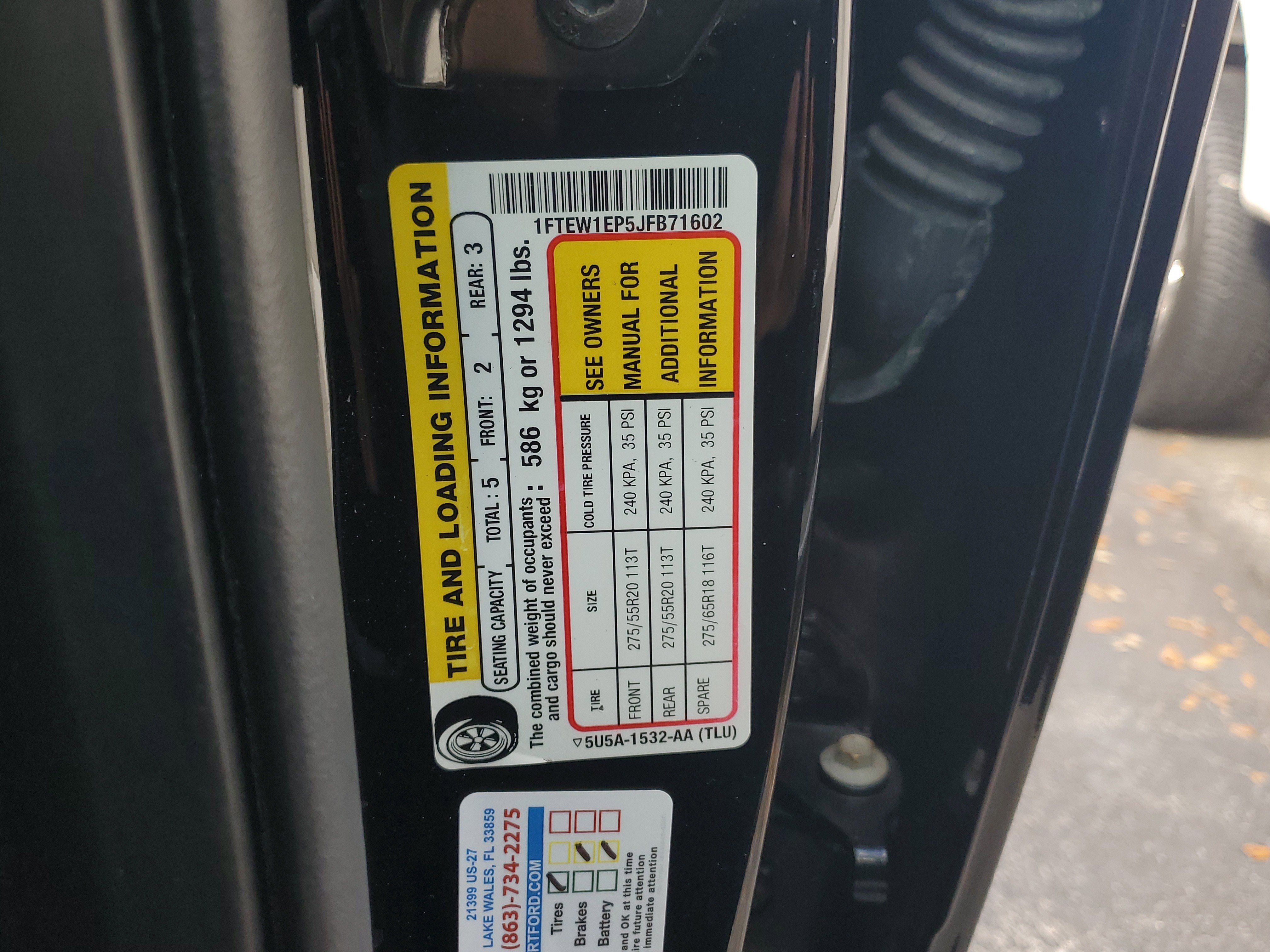 Used 2018 Ford F150 Lariat w/ Equipment Group 502A Luxury image 31