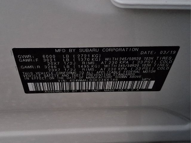 Used 2019 Subaru Ascent Limited AWD/4WD image 28
