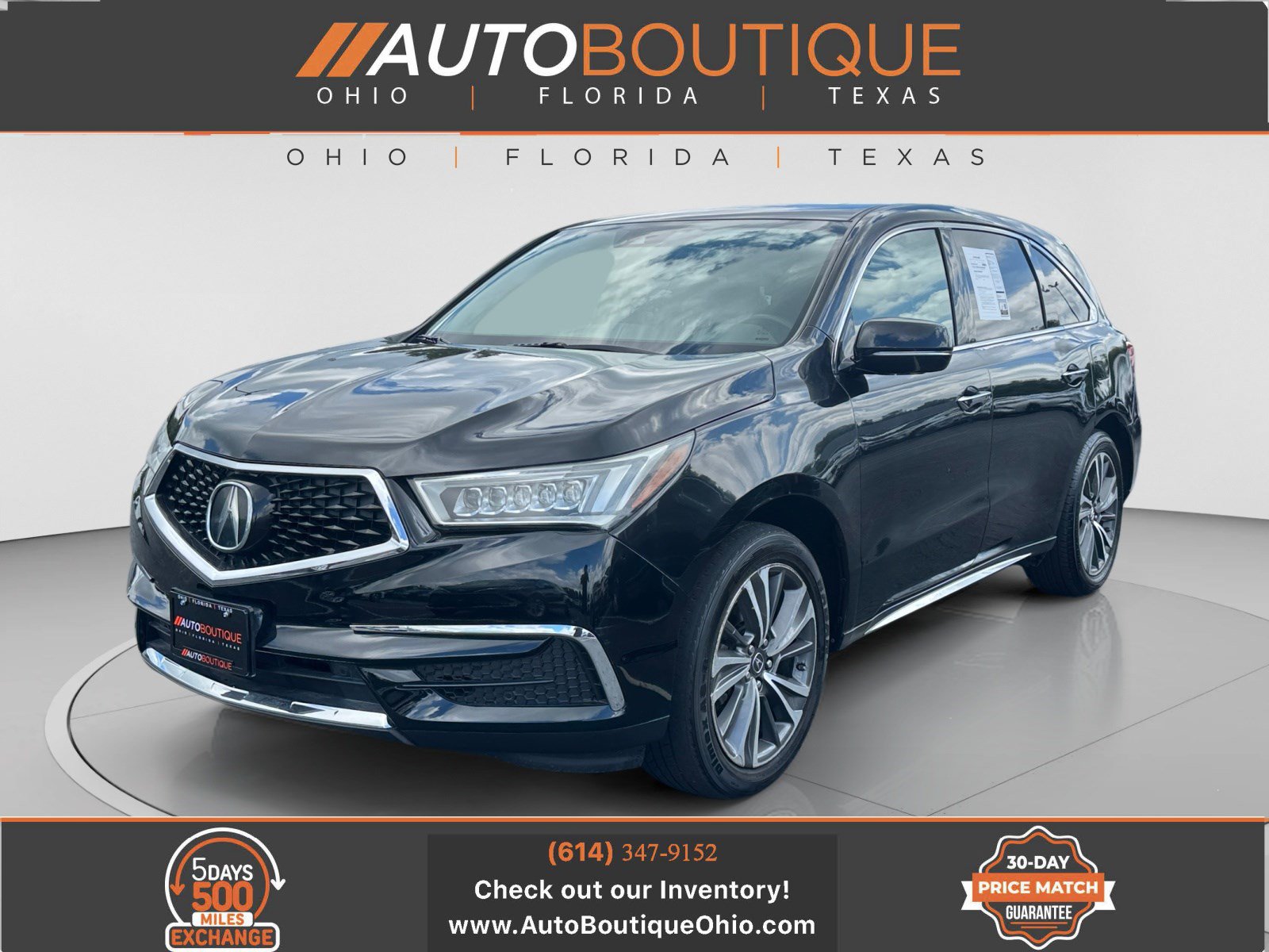 Used 2019 Acura MDX w/ Technology Package AWD/4WD image 1
