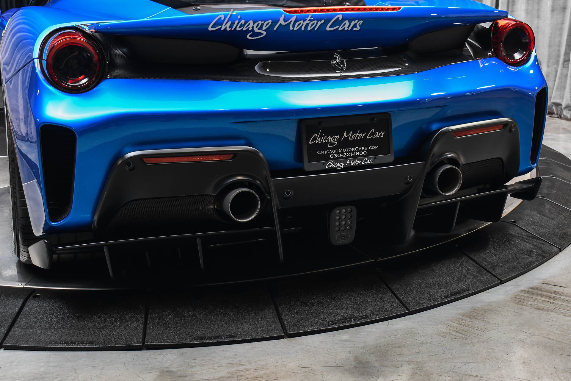 Used 2020 Ferrari 488 Pista Coupe Blu Corsa HRE Wheels Ful image 37