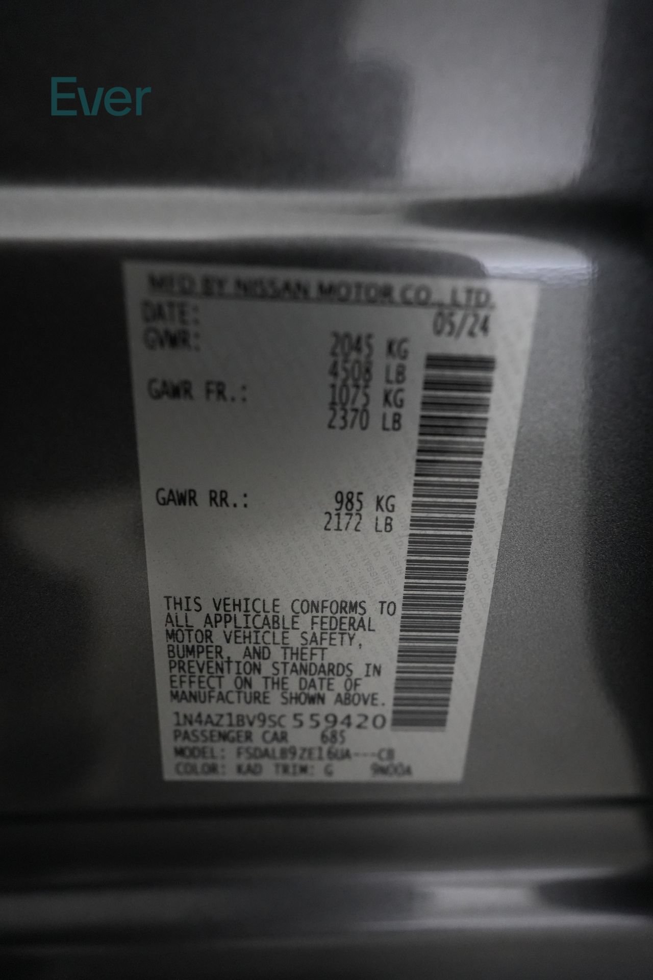Used 2025 Nissan Leaf S FWD image 28