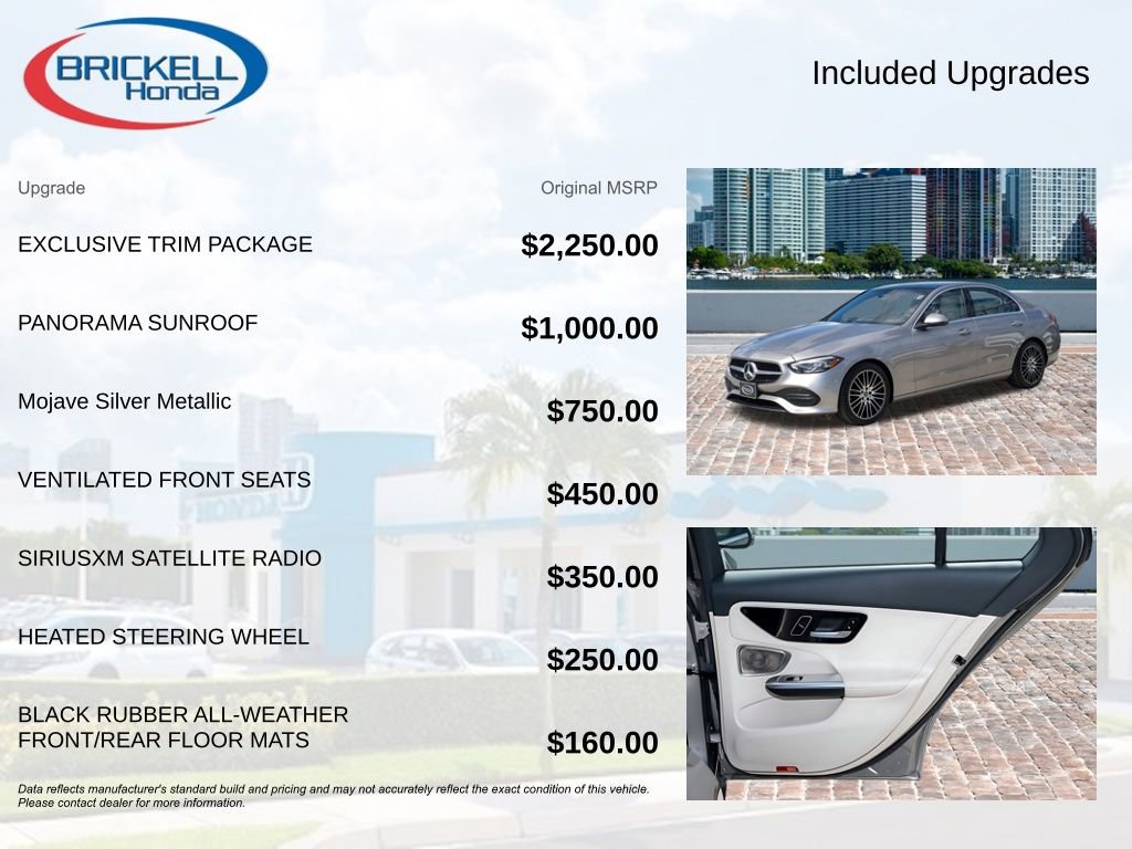 Used 2022 Mercedes-Benz C 300 4MATIC Sedan w/ Exclusive Trim Package image 11