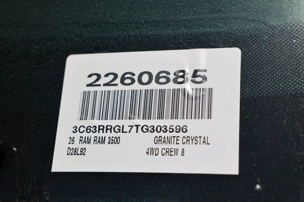 New 2026 RAM 3500 Tradesman AWD/4WD image 32
