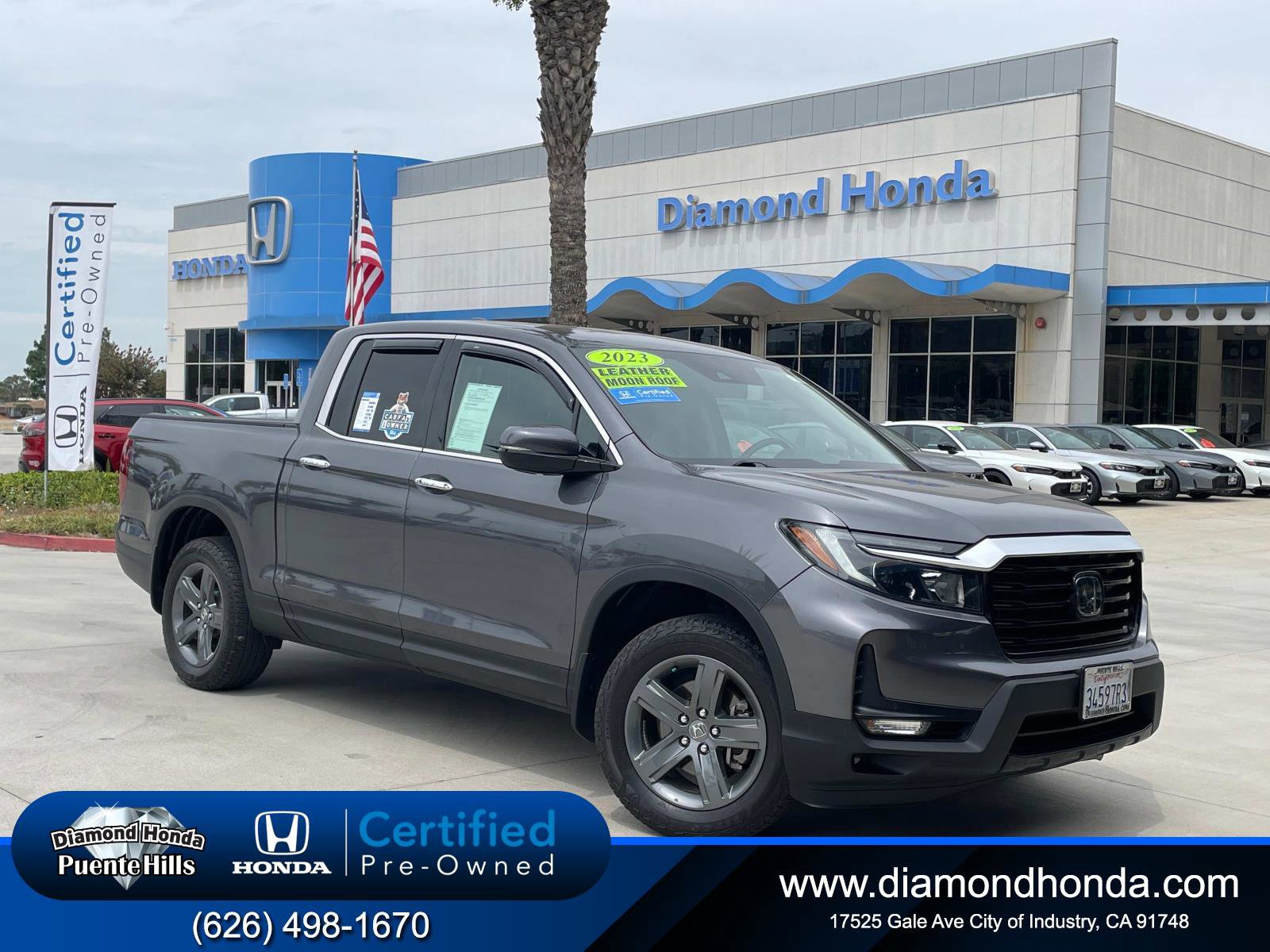 Certified 2023 Honda Ridgeline RTL-E