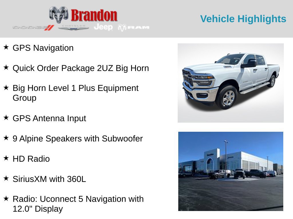 Used 2026 RAM 2500 Big Horn AWD/4WD image 2