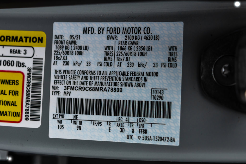 Used 2021 Ford Bronco Sport Outer Banks AWD/4WD image 36