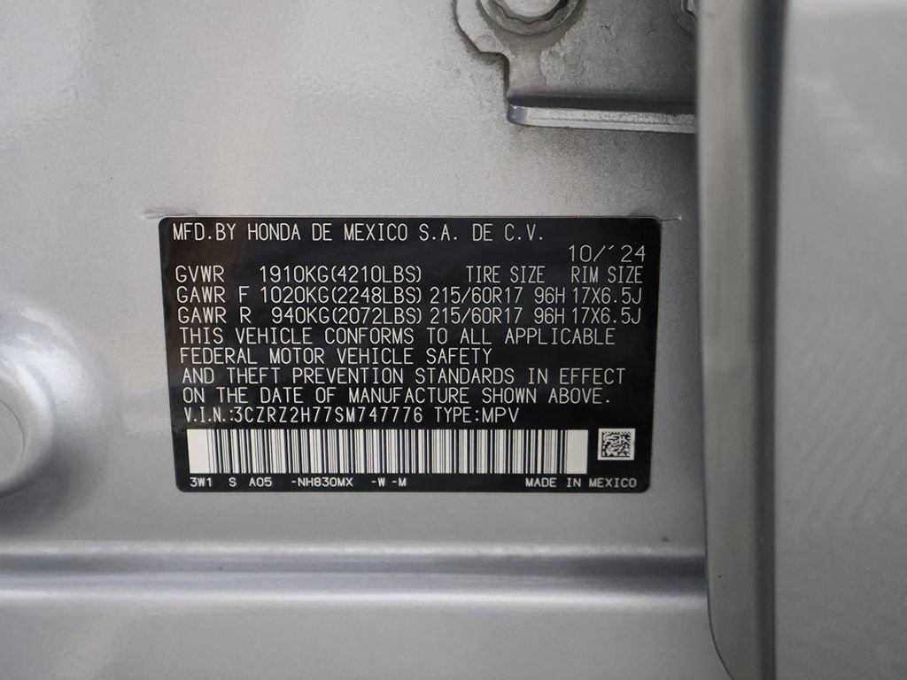 Used 2025 Honda HR-V EX-L image 52